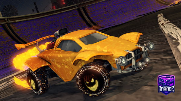A Rocket League car design from HiRandomTV