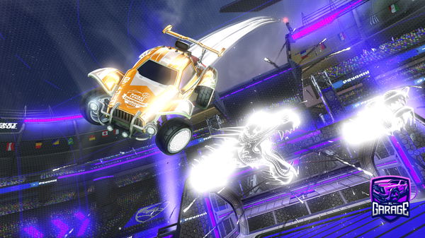 A Rocket League car design from Sunitsu60fps