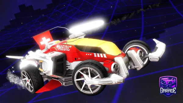 A Rocket League car design from Asterion_I_KAI
