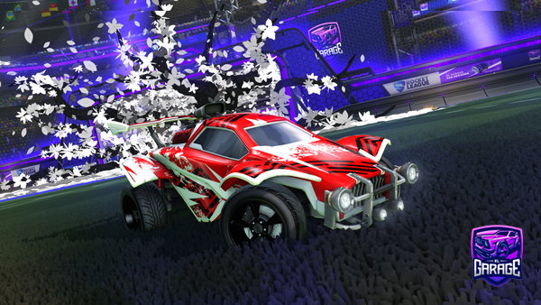 A Rocket League car design from trashton89