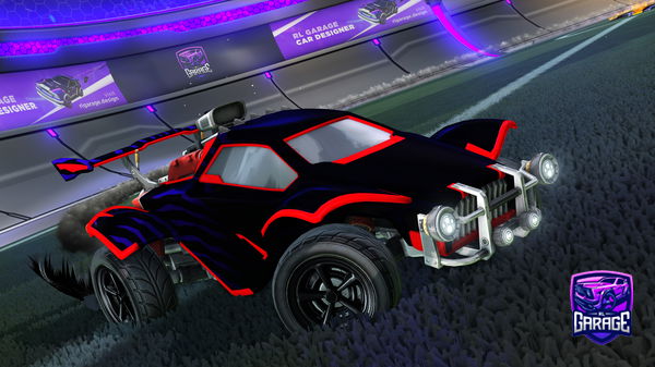 A Rocket League car design from Flamingfow33