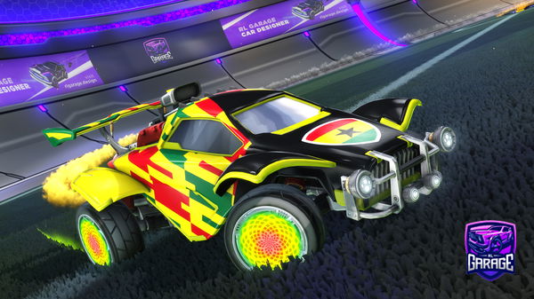 A Rocket League car design from DownHouse