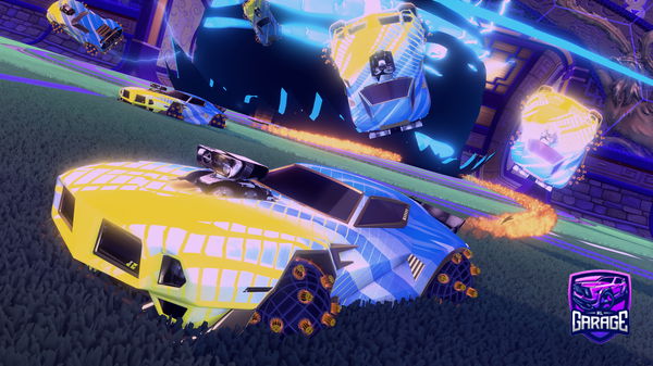 A Rocket League car design from Mabomabo808