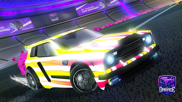 A Rocket League car design from CRYPTONSAB