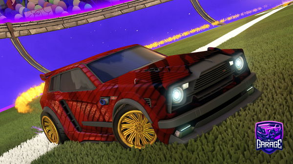 A Rocket League car design from Mat_Pro_21