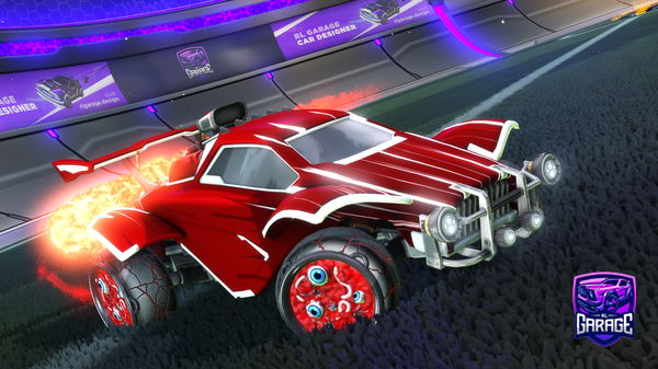 A Rocket League car design from Cambro30