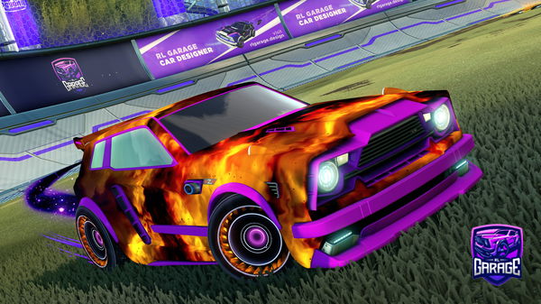 A Rocket League car design from Aimonster5