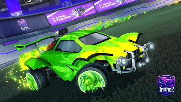 A Rocket League car design from est-oc31