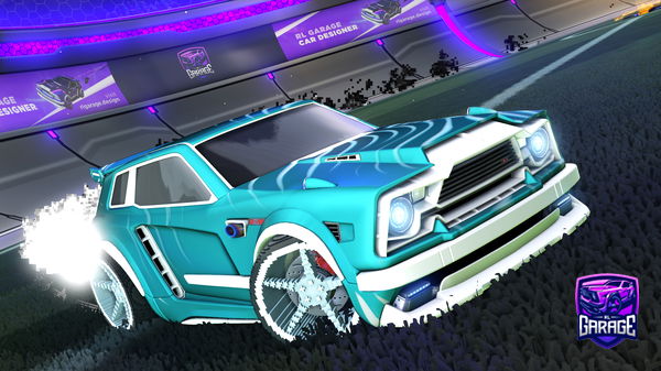 A Rocket League car design from knightyknightly