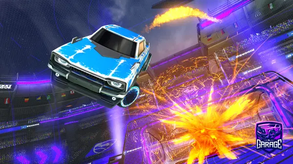 A Rocket League car design from Jaycube12