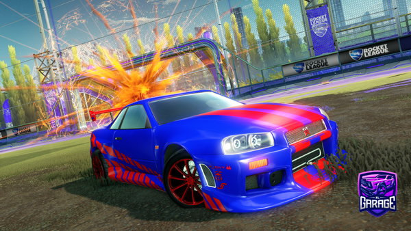 A Rocket League car design from FILO_No