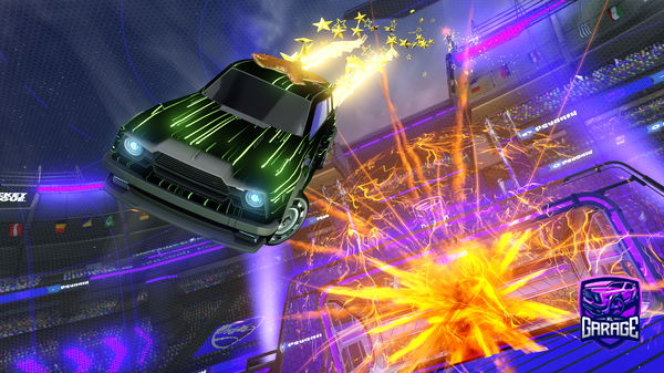 A Rocket League car design from FiasaI