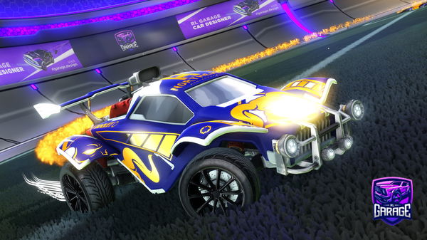 A Rocket League car design from DRW