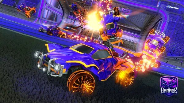 A Rocket League car design from ShontigraKavanett