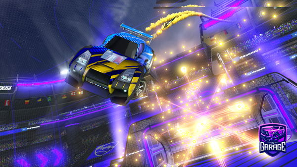 A Rocket League car design from Ezeltra