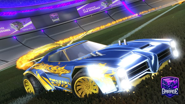 A Rocket League car design from AnimeFlowerGirl
