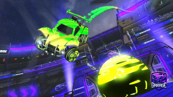 A Rocket League car design from yyyyyuuii