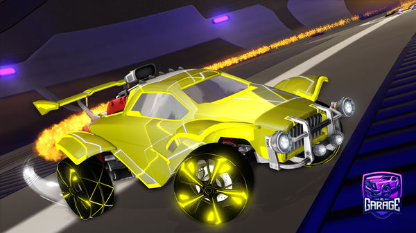 A Rocket League car design from Fishy7286