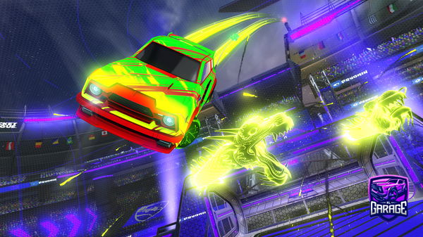 A Rocket League car design from JetPicklez