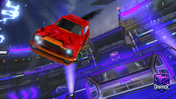 A Rocket League car design from XxRileythestream1