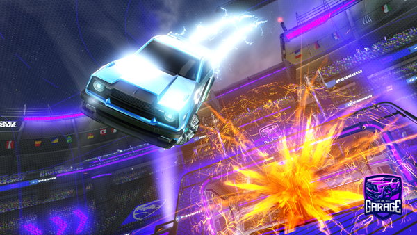 A Rocket League car design from AimTech22