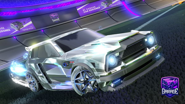 A Rocket League car design from MrPoisson