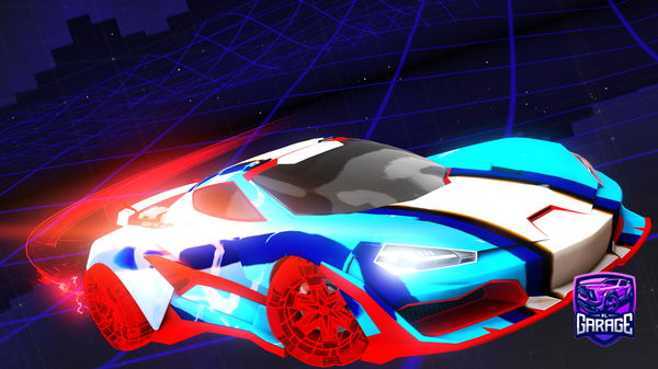 A Rocket League car design from LND_vuulg