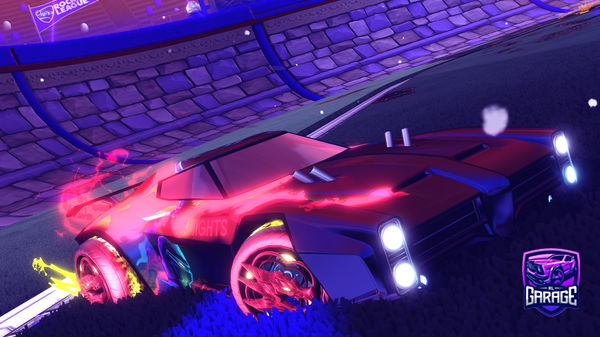 A Rocket League car design from -Goose-