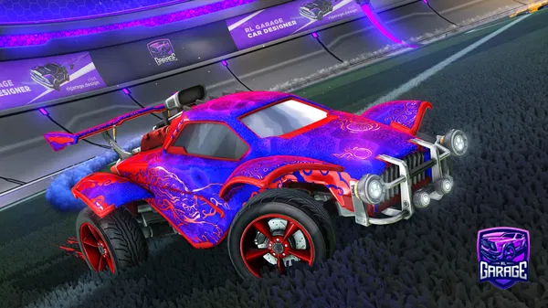 A Rocket League car design from Blick3
