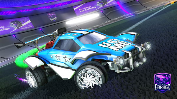 A Rocket League car design from ilikenike