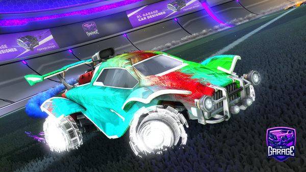 A Rocket League car design from VariousPancakes