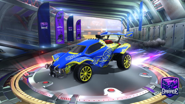 A Rocket League car design from Hellojustgot12515