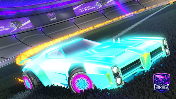 A Rocket League car design from 99Riverr99