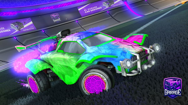 A Rocket League car design from MRNBA2KJAM