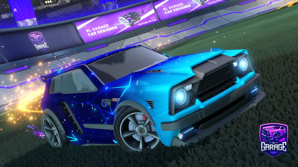 A Rocket League car design from T3cno17