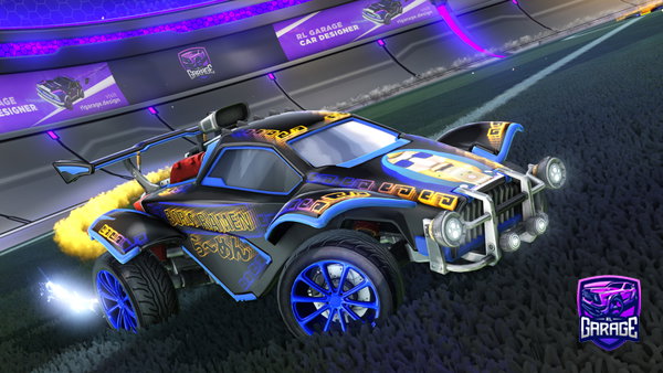 A Rocket League car design from Sweety_Muffinz