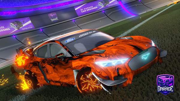 A Rocket League car design from GH0ST85O