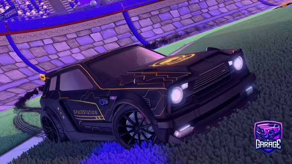 A Rocket League car design from YooNicolass