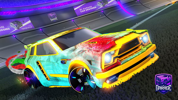 A Rocket League car design from MadOxymoron