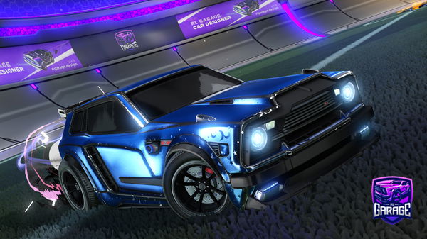 A Rocket League car design from GOLDENHALO99