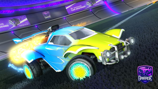 A Rocket League car design from Pro_leemerlord