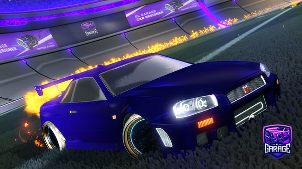 A Rocket League car design from clutchorkick