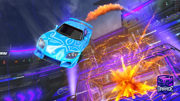 A Rocket League car design from mix1257