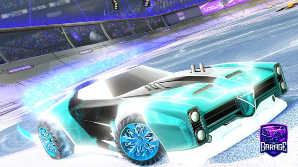 A Rocket League car design from Black_Ink