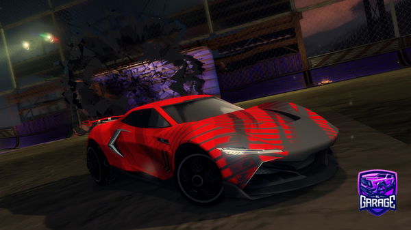 A Rocket League car design from ThugZeckromZLX