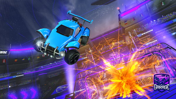 A Rocket League car design from Cheekybro9
