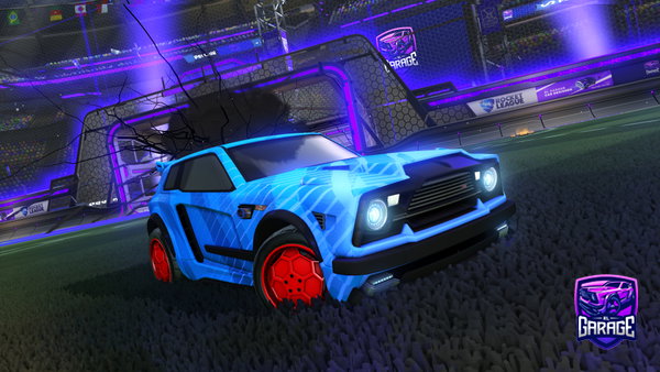 A Rocket League car design from Djcosmo