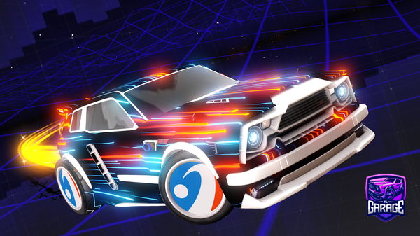 A Rocket League car design from dtctv