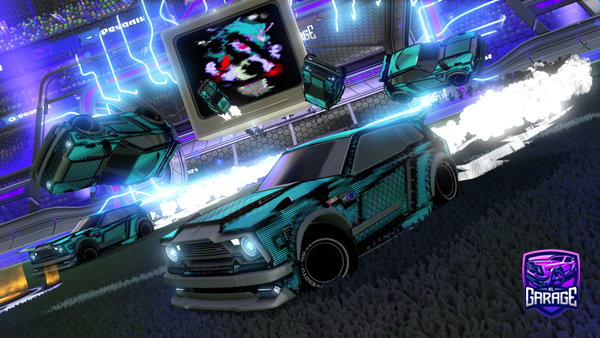 A Rocket League car design from Marlbor
