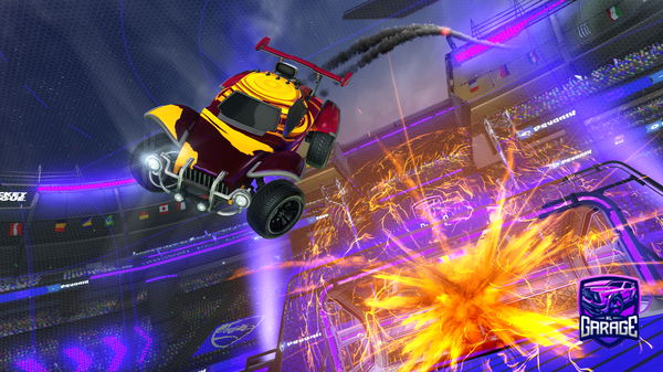 A Rocket League car design from DeklinDaMan